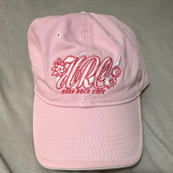 Hard Rock Cafe Accessories - Hard Rock Cafe Light Pink Floral‎ Hat